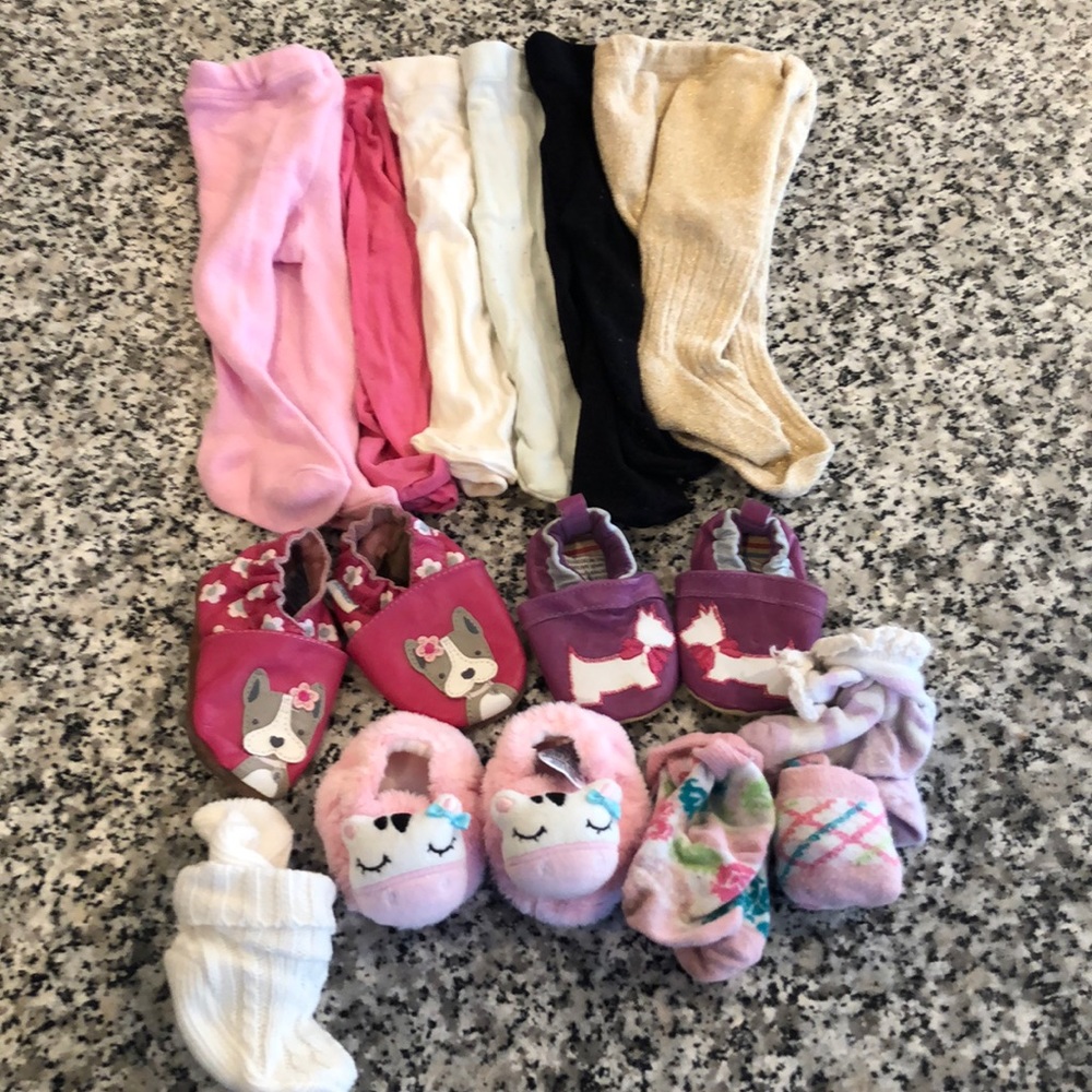 💥SOLD💥Baby girl footwear bundle lot